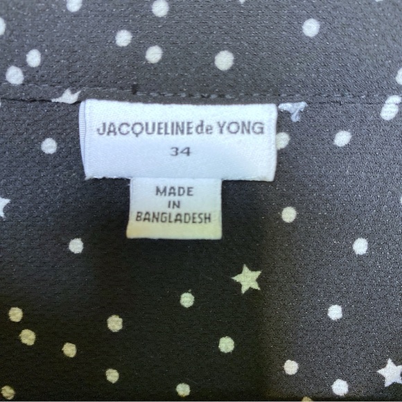 JDY long sleeve star & dot blouse - Picture 3 of 4